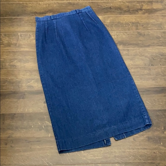 Forenza Dresses & Skirts - VINTAGE FORENZA 10 Pencil Denim Jean Midi Skirt